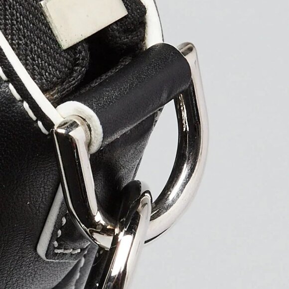 Givenchy Black Calfskin Leather Contrast Stitch Medium Antigona Bag - Picture 7 of 12